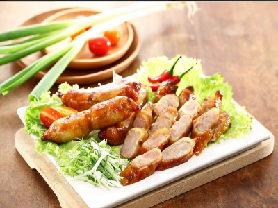 燒烤雞肉卷